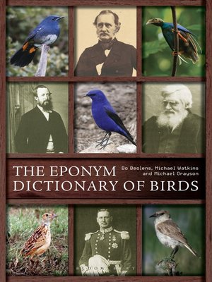 cover image of The Eponym Dictionary of Birds